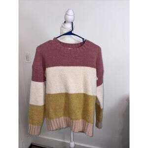 Thread & Supply Colorblock Sweater Medium New NWT Soft & Warm